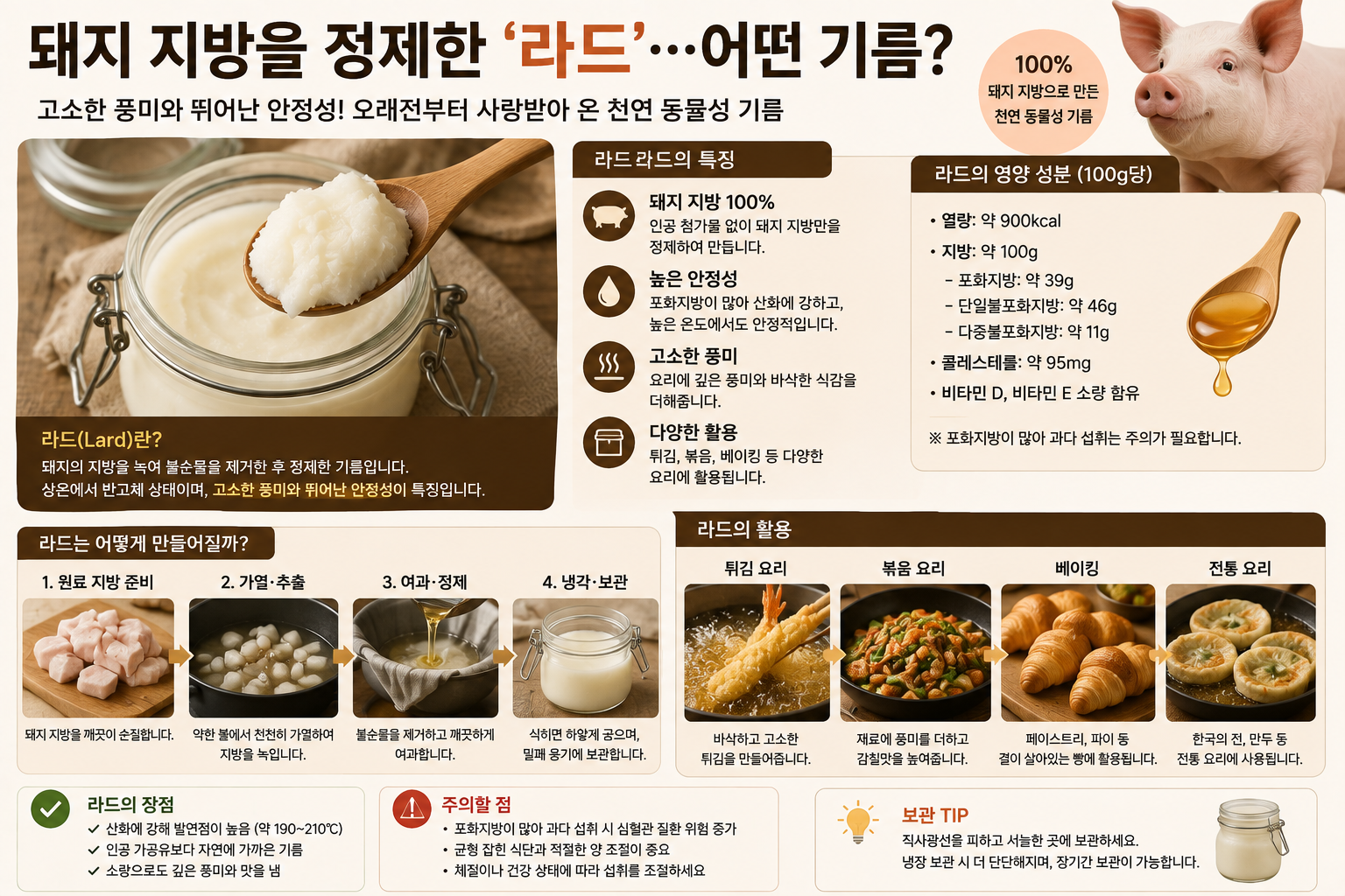 라드와 콜레스테롤 관계