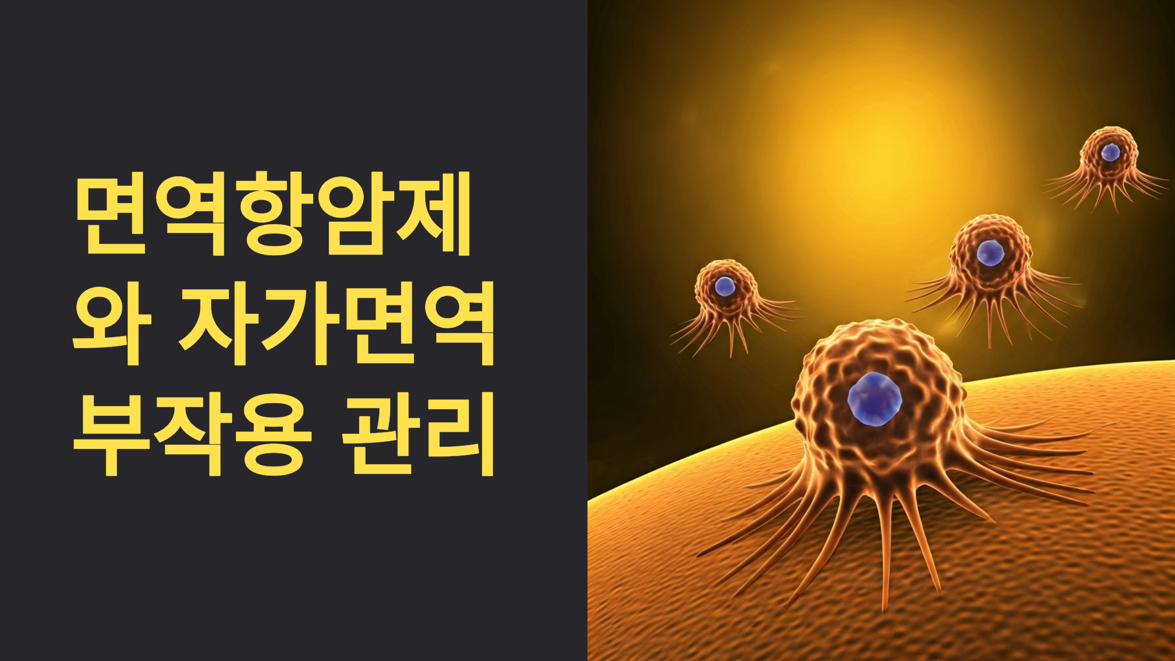 면역항암제와 자가면역 부작용