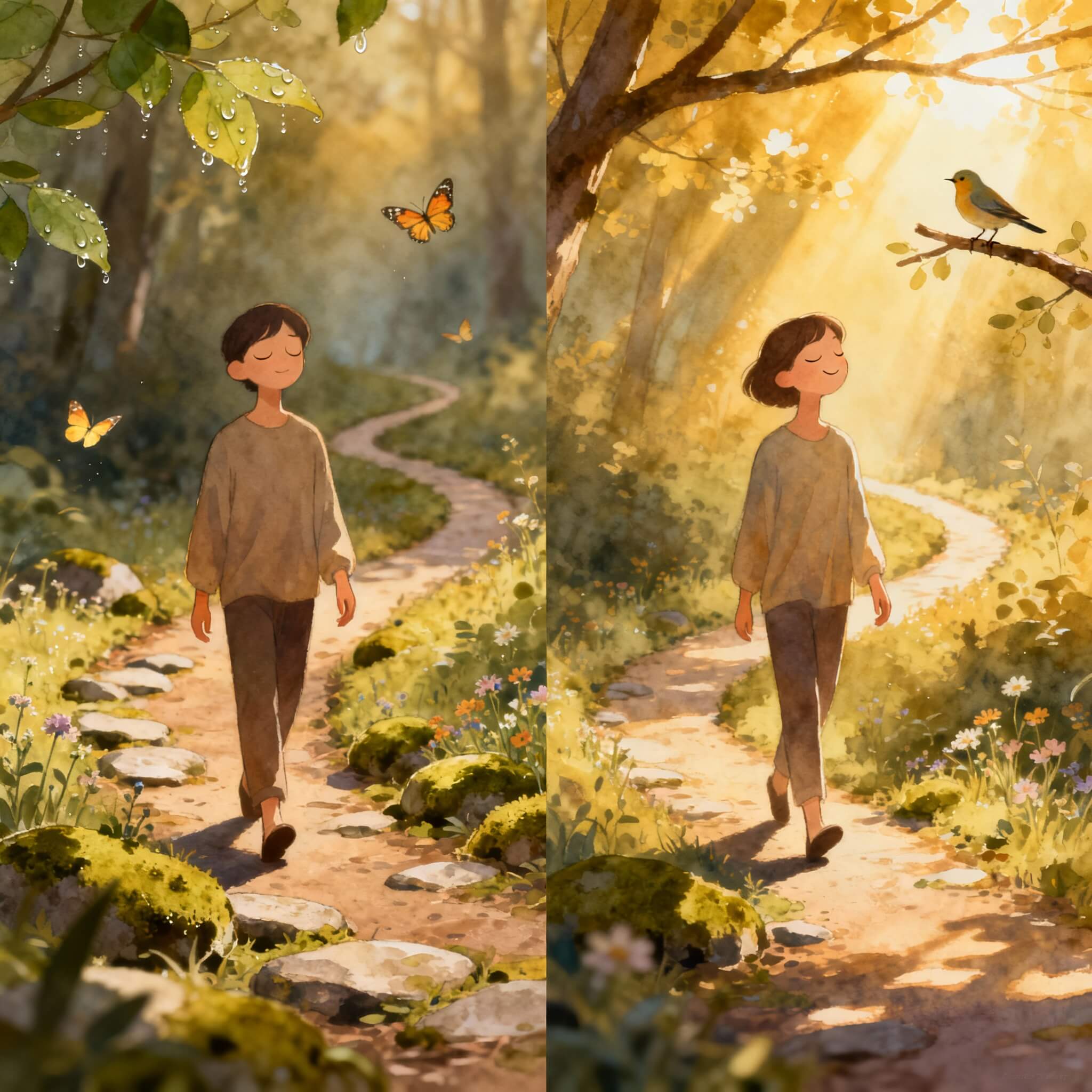 매일 같은 길을 걸으며 배우는 감사의 기술