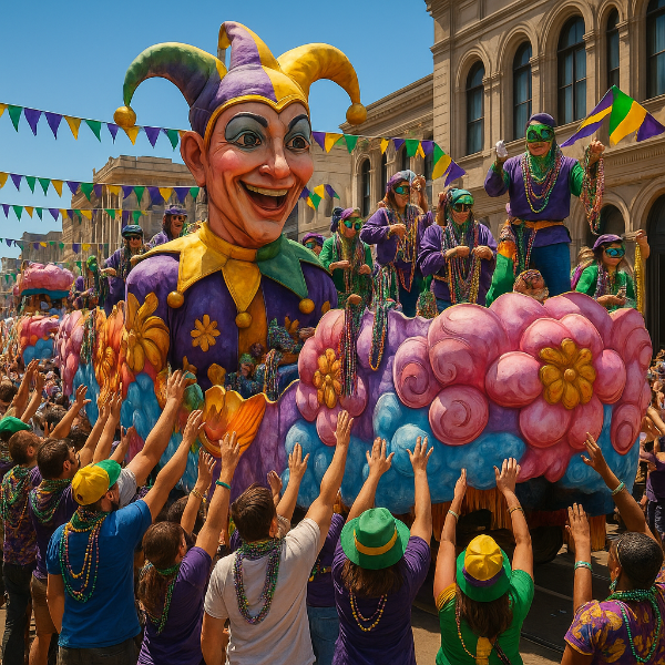 뉴올리언스 마디그라 축제 관련 사진