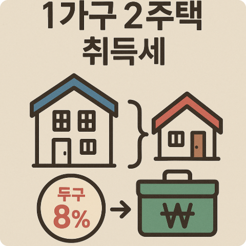 1가구 2주택 취득세율 계산방법2