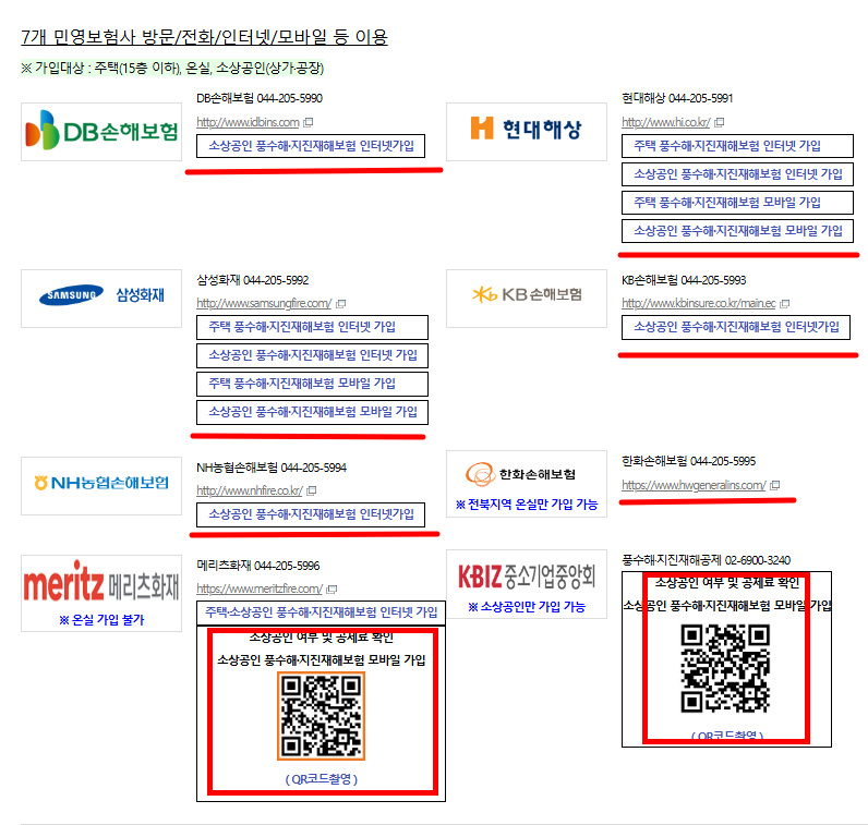 풍수해보험 가입