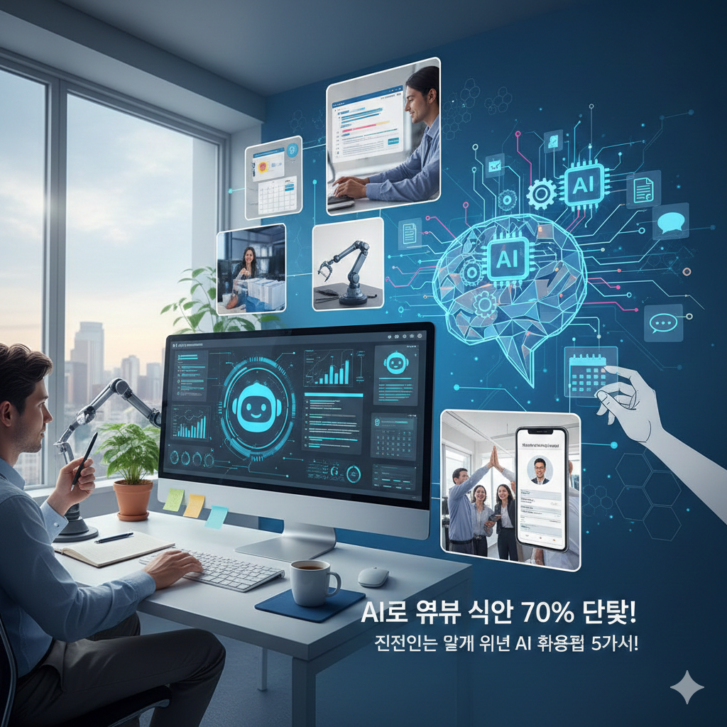 퇴근 시간 보장! AI 보조 도구로 단순 반복 업무 없애는 확실한 기술