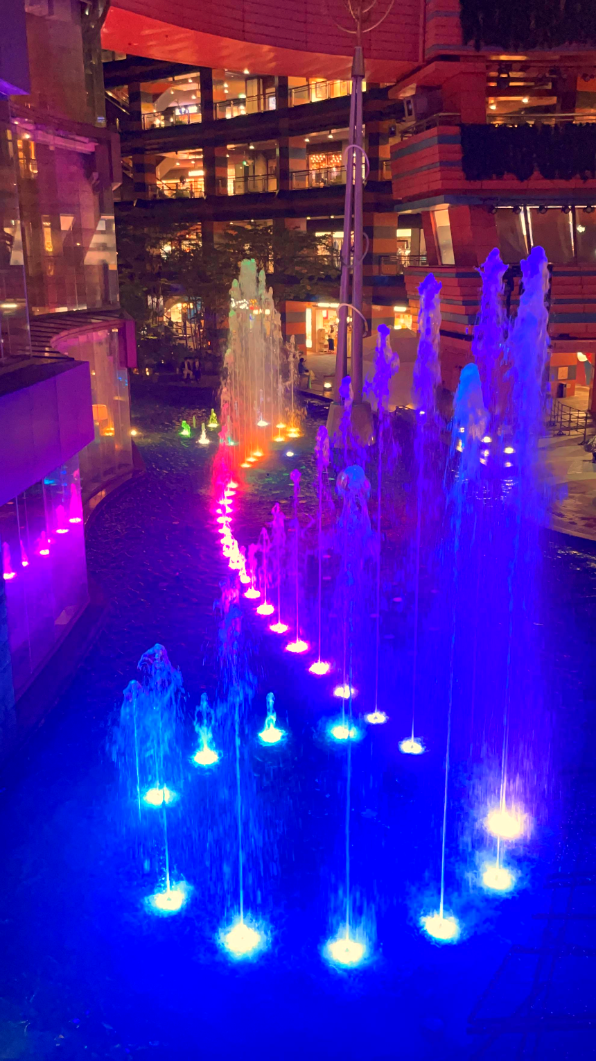 캐널시티 하카타 실외공간 분수쇼2