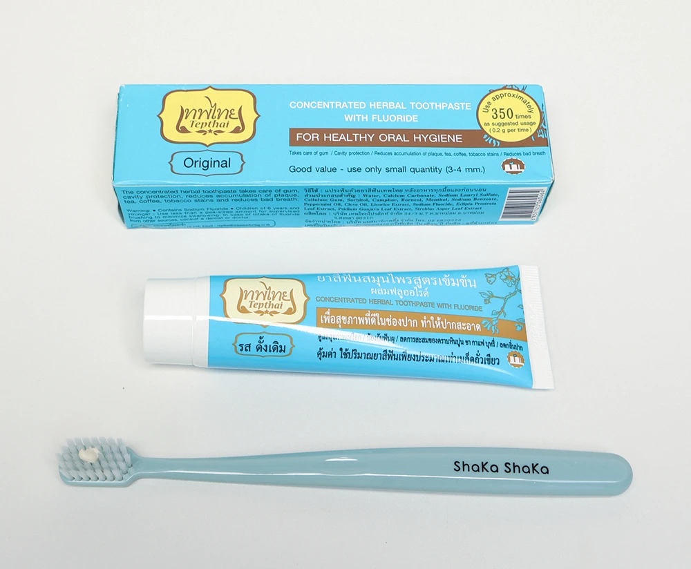 텝타이-콩알치약-오리지널-상자패키지-치약-칫솔