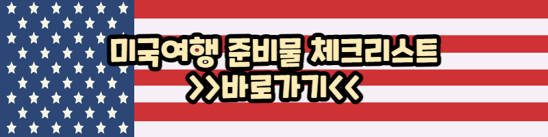 미국여행 준비물 체크리스트