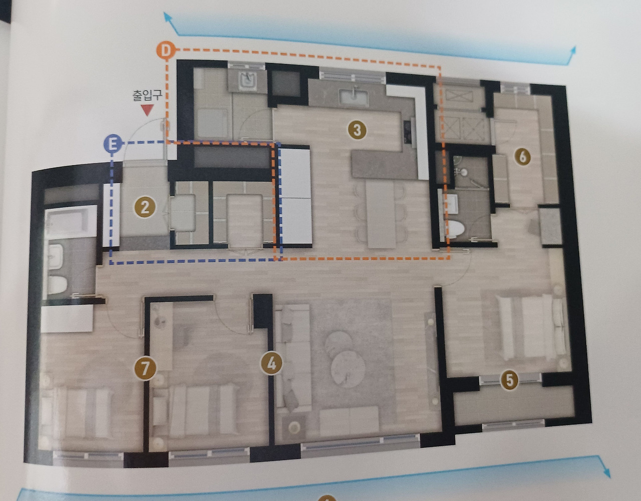 우3구역 평면도