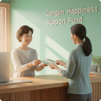 강진군 군민행복지원금 신청 이미지