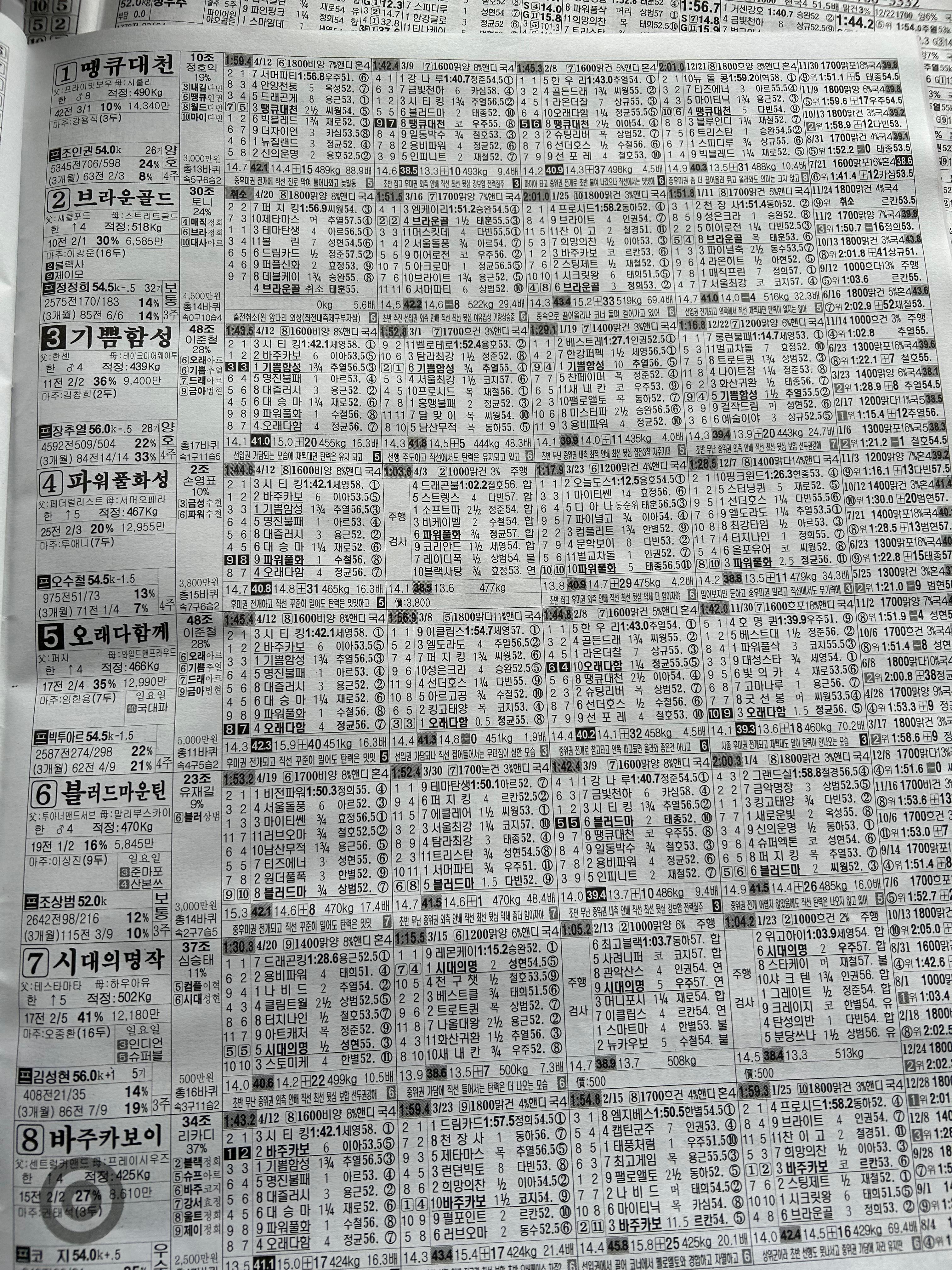 경마를 더 재미있게 해주는 경마 예상지 보는 방법