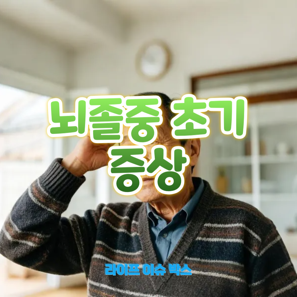 뇌졸중 초기 증상