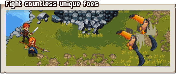 체인드 에코스 전투화면