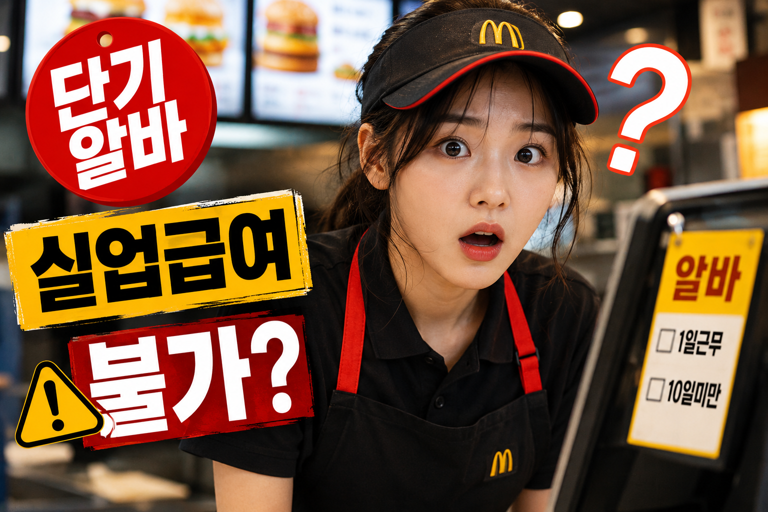 실업급여 신청 전 알바하면? 탈락하지 않기 위한 필수 체크사항 총정리