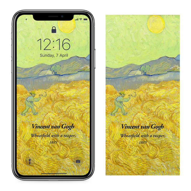 08 수확하는 사람 C - Wheatfield with a reaper 고흐작품