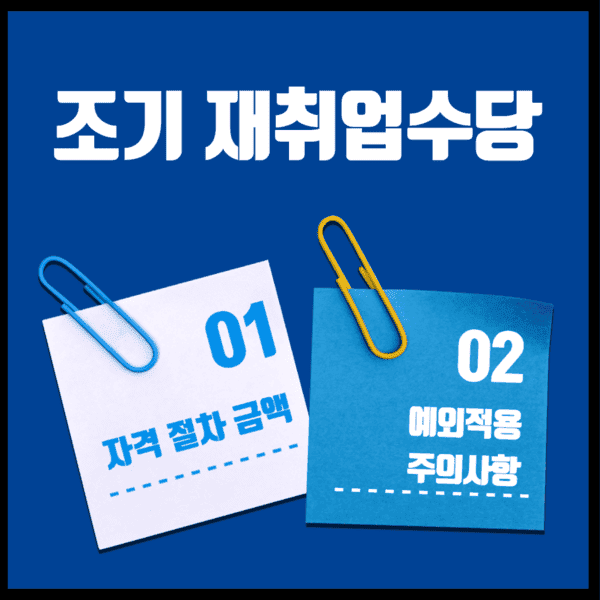 조기 재취업 수당: 개념, 신청 자격, 절차, 주요 혜택 및 제외 경우