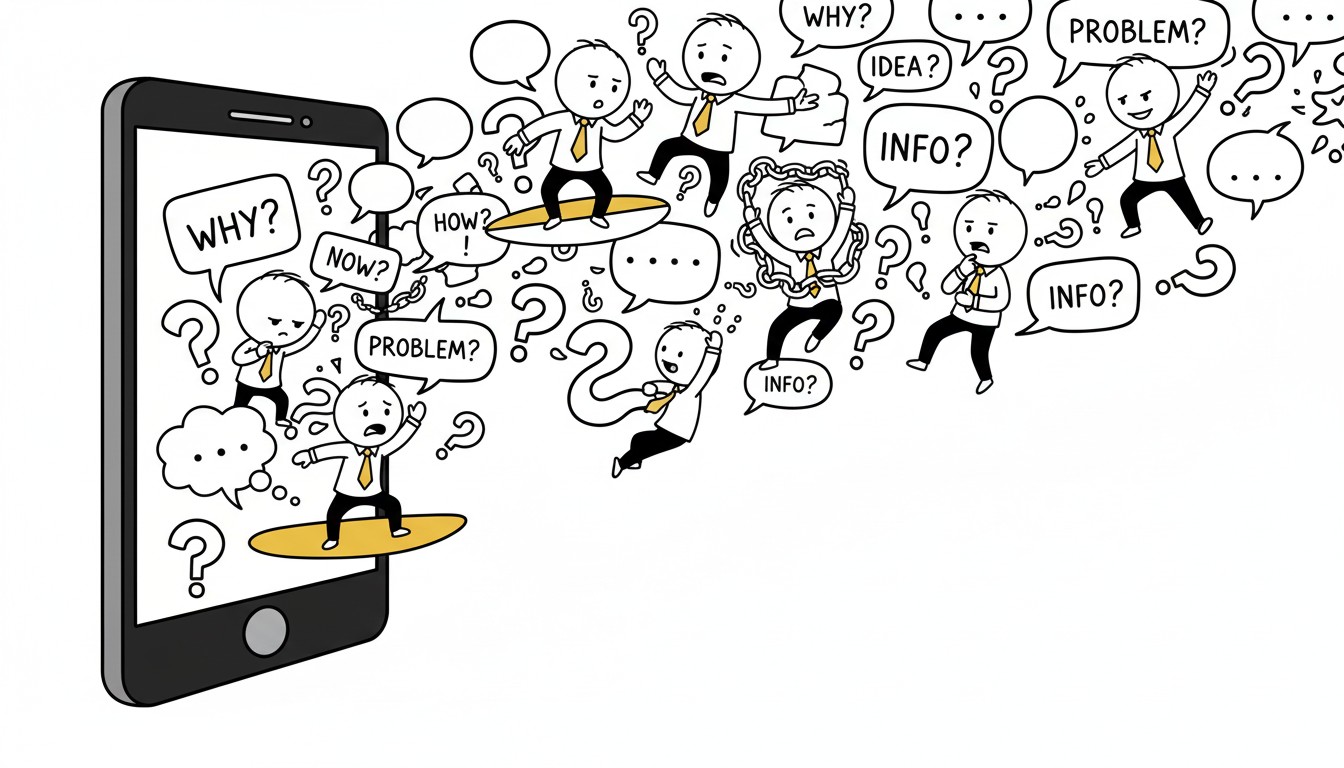 검색 없이 질문만 반복하는 핑프의 주요 특징