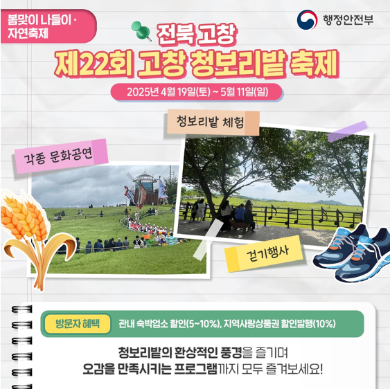 고창 청보리밭 축제