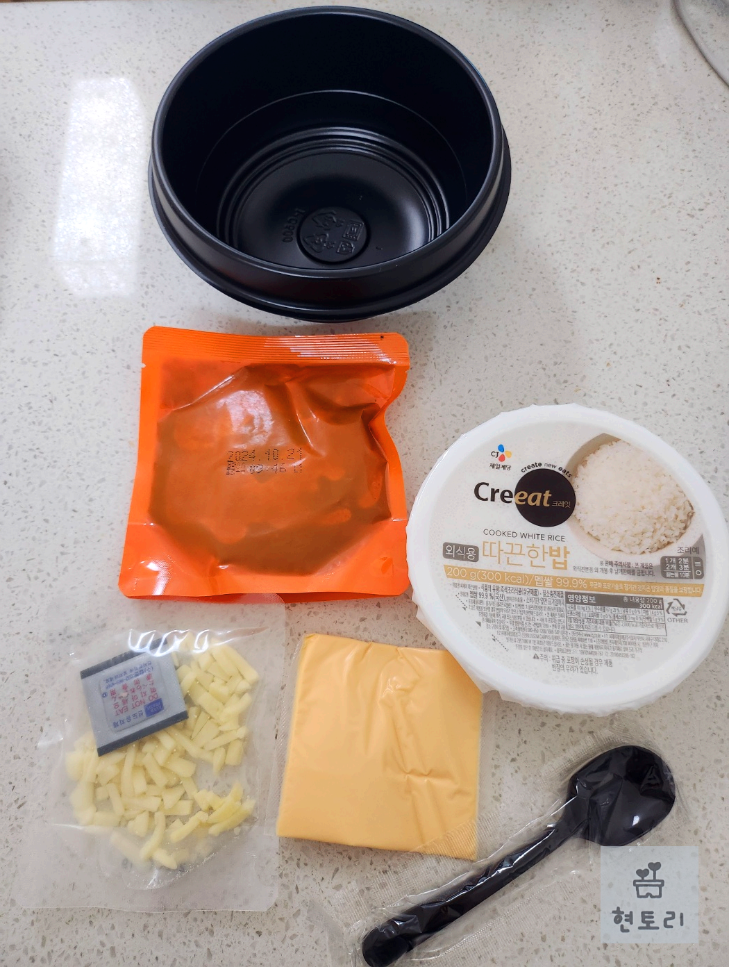 팔도한끼 신촌식 불닭 더블치즈밥