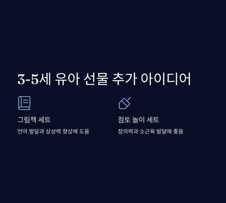 나이대별 어린이날 선물 추천