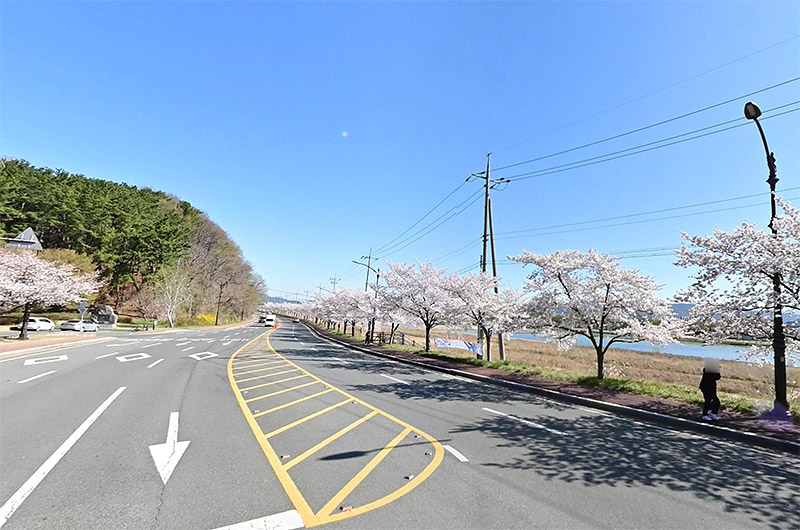 경주파크골프장 (총36홀) 경주시 석장동과 충효동 서천둔치 천변에 길게 조성