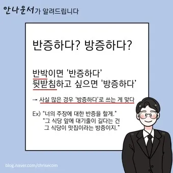 반증 방증 뜻 차이 맞춤법 한자_23