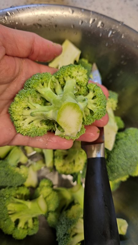 브로콜리 자르기1