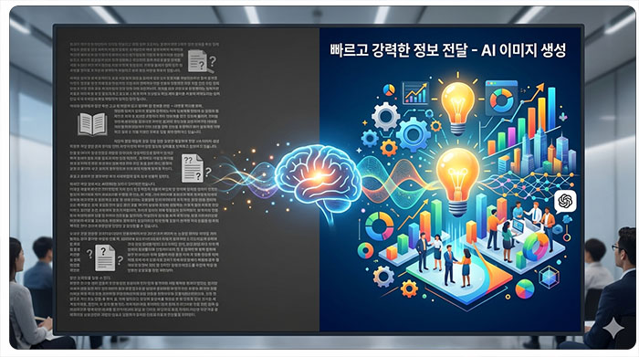 텍스트 vs 시각: 왜 AI 이미지가 필요한 이유