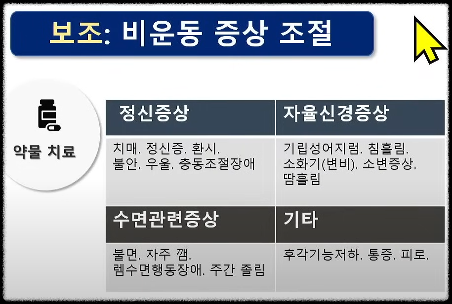 파킨슨병의 약물치료