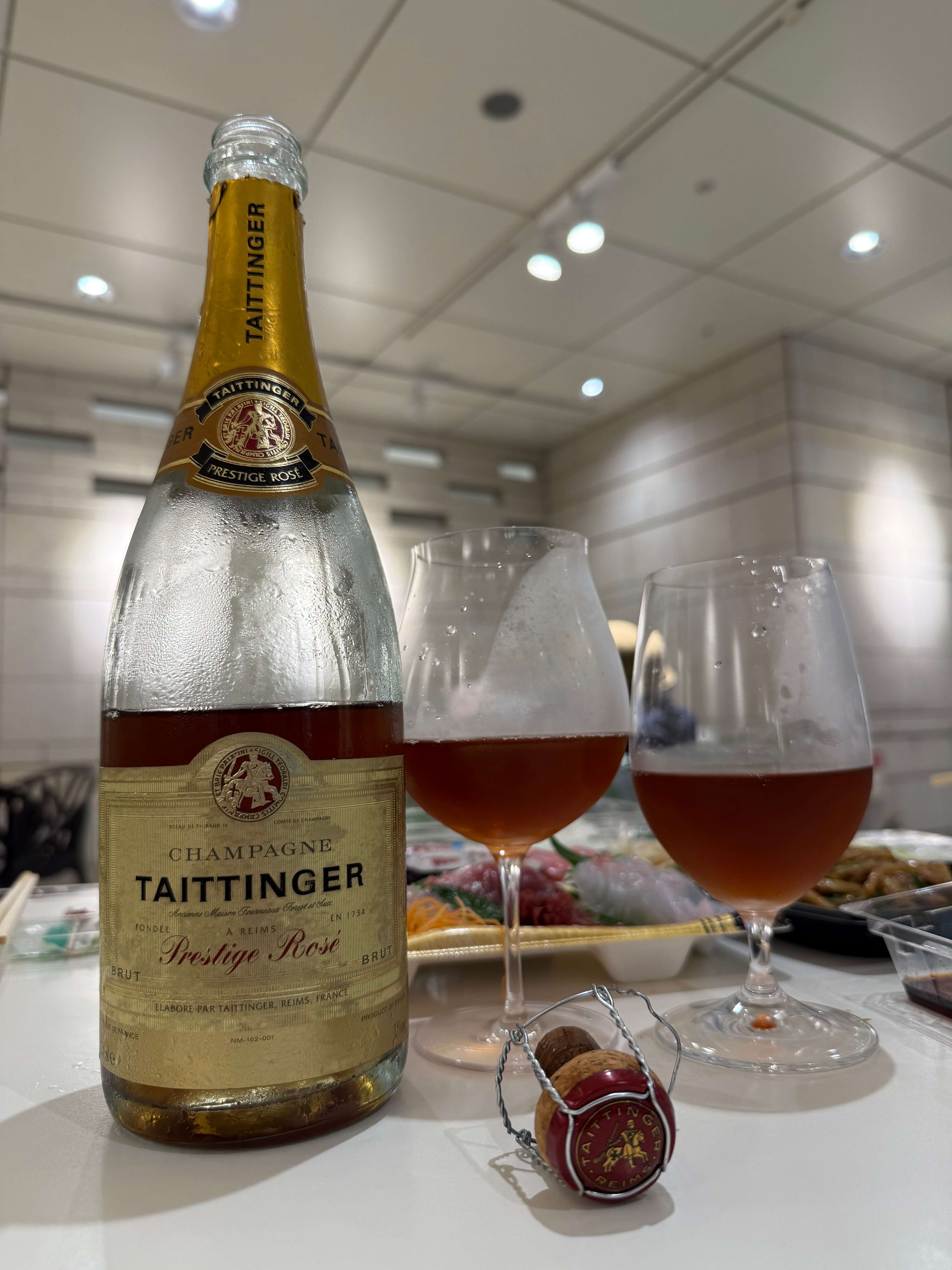 Taittinger Prestige Rosé (1990s–early 2000s Release), Champagne, France๏ฝ๋ผ๋
์ ธ ํ๋ ์คํฐ์ง ๋ก์ (1990๋
๋~2000๋
๋ ์ด๋ฐ)