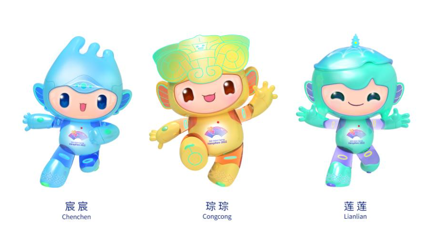 항저우 아시안게임 마스코트 그림