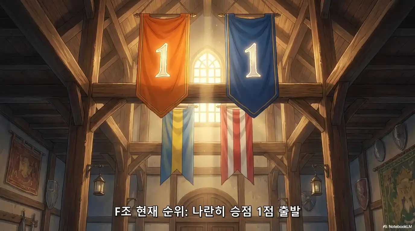 2026 월드컵 F조 순위 네덜란드 일본 나란히 승점 1점 출발