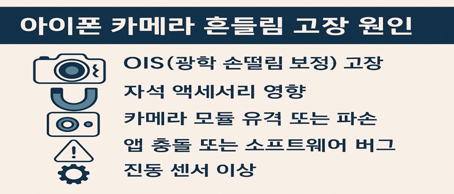 아이폰 카메라 흔들림 원인 BEST 7
