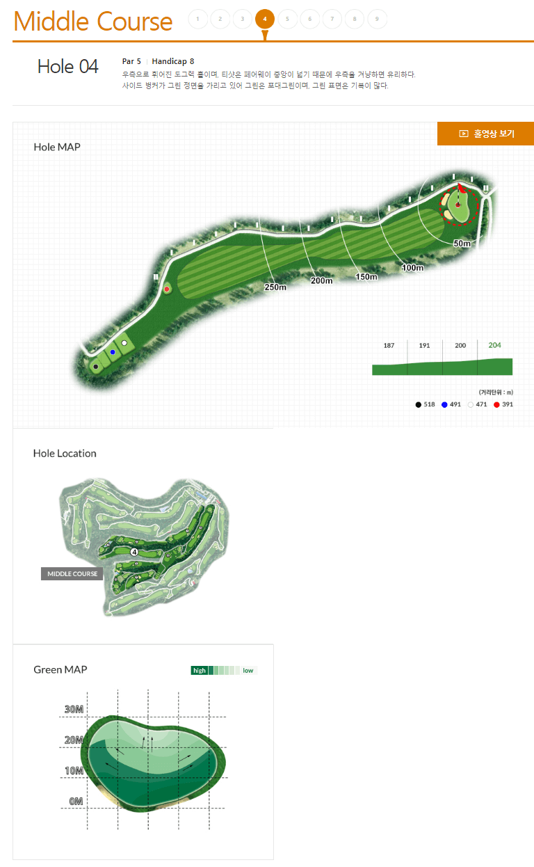 블루원 용인 CC 공략도 13
