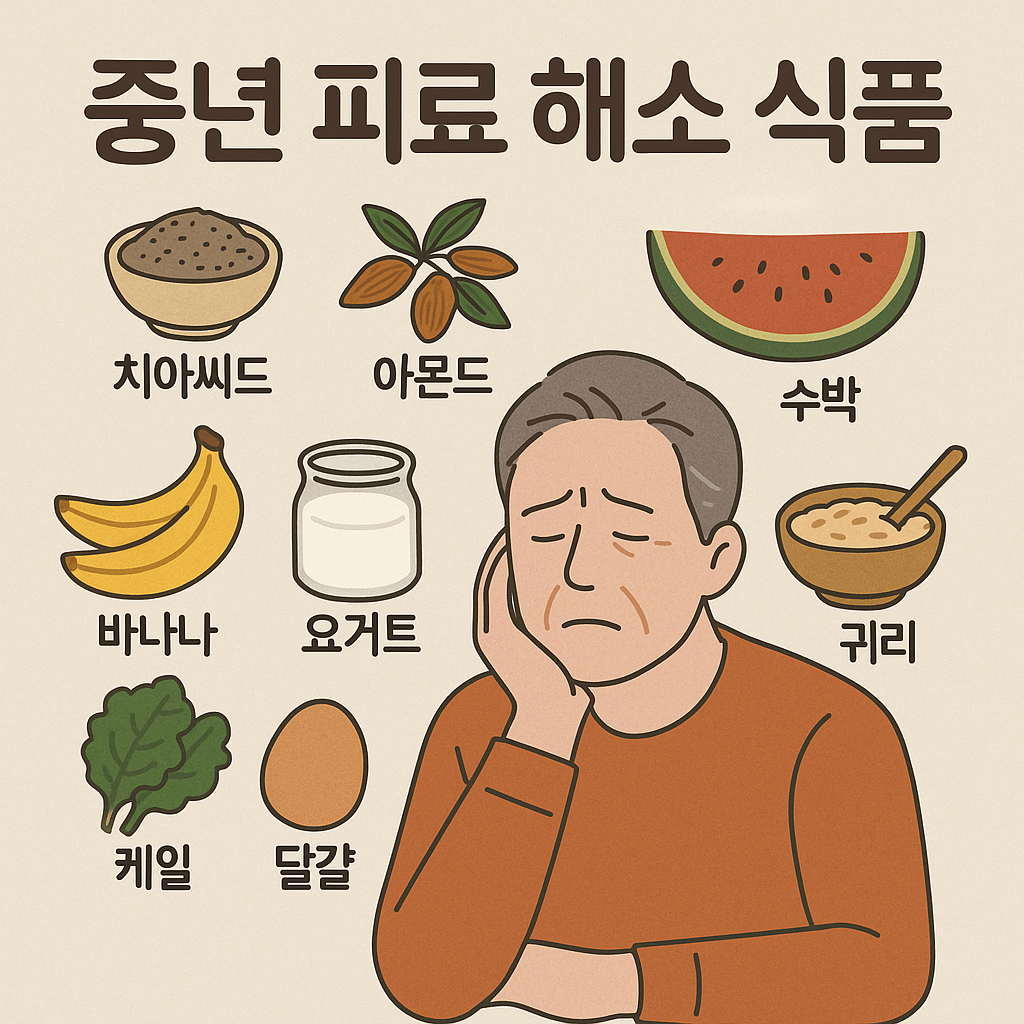 중년 피로 해소식품