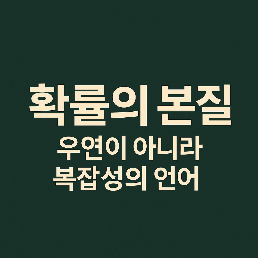 확률 본질