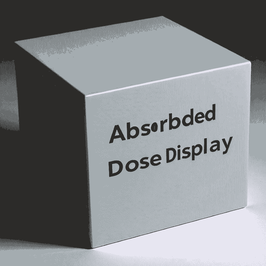 흡수 선량 표시