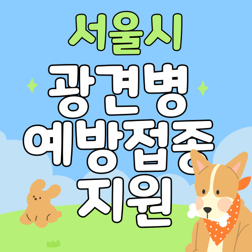서울시 광견병 예방접종
