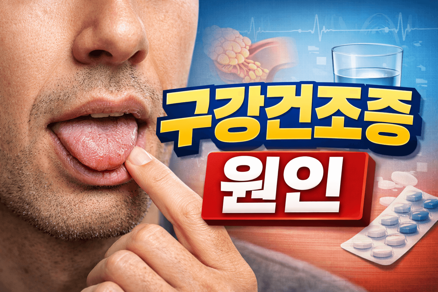 구강건조증 원인 총정리|입이 마른 이유와 회복 방법