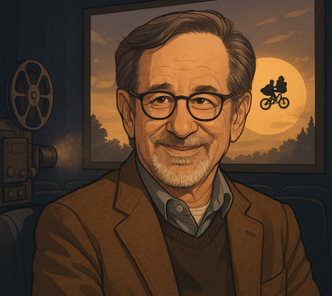 영화와 함께하는 스티븐 스필버그 일러스트