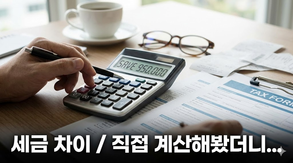 일반 계좌와 ISA 계좌의 세금 차이를 계산기로 보여주는 시뮬레이션