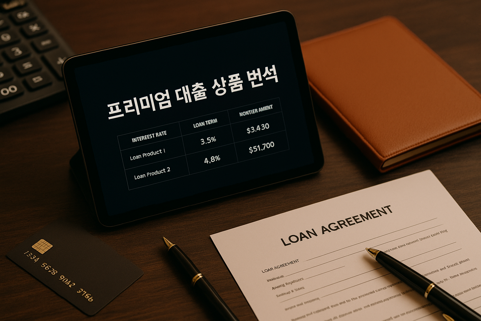 프리미엄 대출 상품 분석 관련 이미지