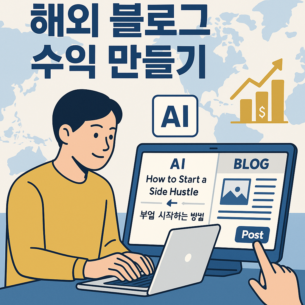 AI 자동 번역으로 해외 블로그 부업