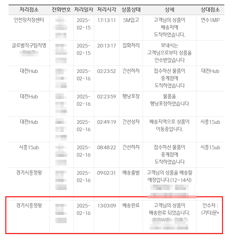 CJ대한통운-택배-주말-배송-완료-인증