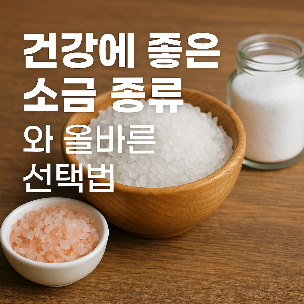 건강에 좋은 소금 종류와 올바 른선택법