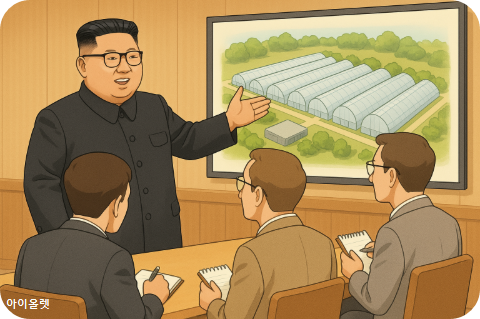 김정은의 현장 메시지