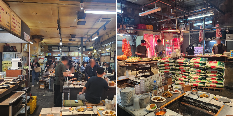 입구에서 본 매장 모습