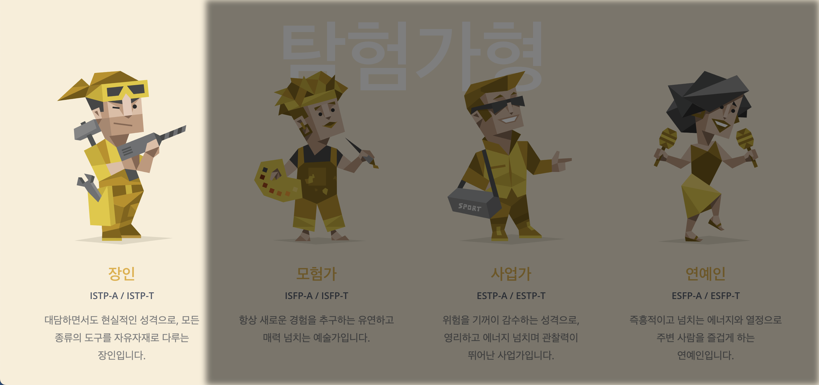 ISTP의 간단한 설명