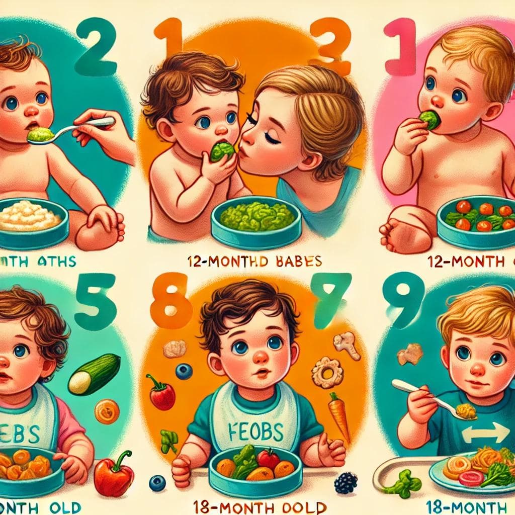 생후 6개월부터 2세까지, 미각이 변화하는 과정