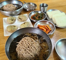막국수-만두-두부
