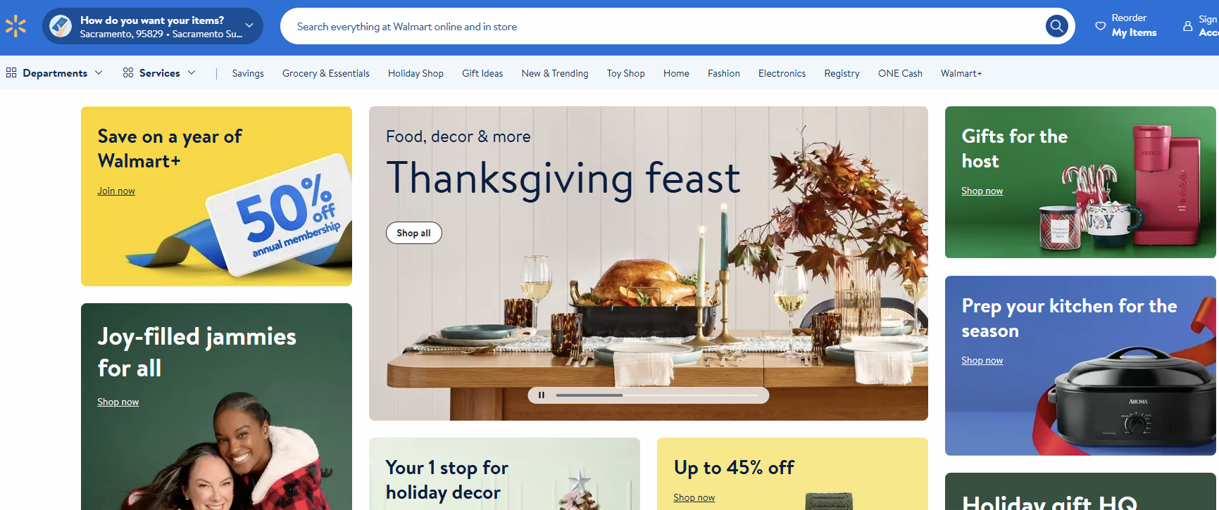 월마트 홈페이지 이미지