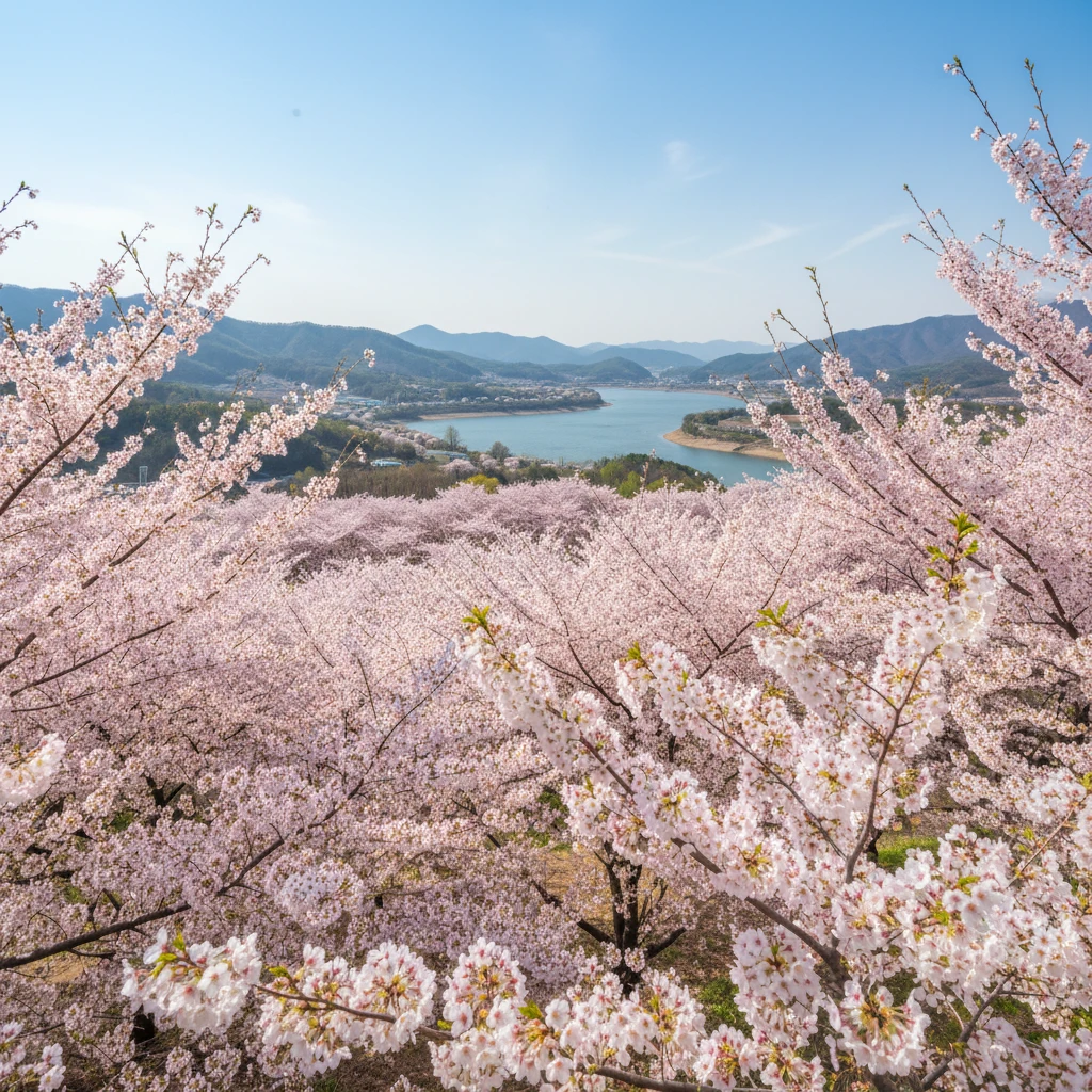 2026년 춘천 벚꽃 만개 시기 구역..